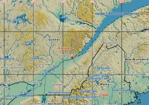 Залив и река Святого Лаврентия в Канаде