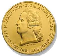 Мщнета в честь 250-летия Джеймса Кука