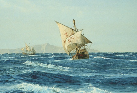 Бартоломео Диаш открыл Мыс Бурь уже на обратном пути в Португалию 1488 году